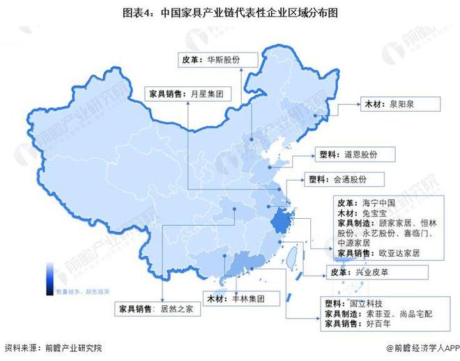 九游J9【干货】2023年家具行业产业链全景梳理及区域热力地图(图4)