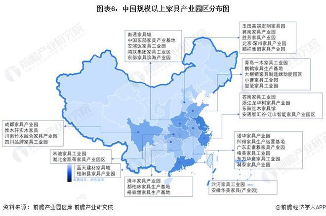 九游J9【干货】2023年家具行业产业链全景梳理及区域热力地图(图6)