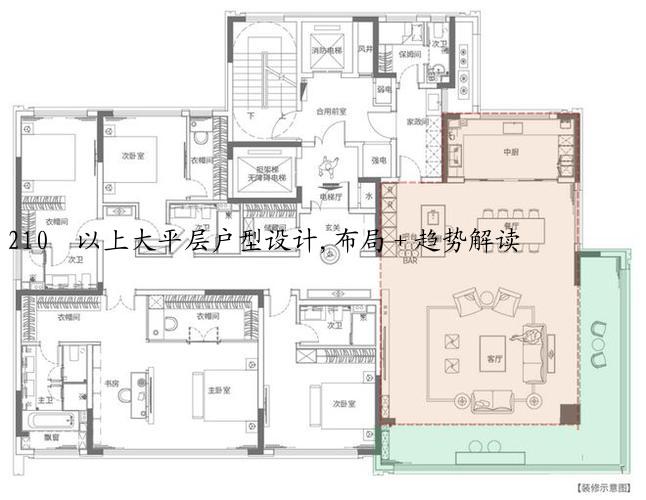 210㎡以上大平层户型设计,布局＋趋势解读